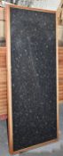 45 x Restaurant Table Tops With Galaxy Granite Effect Tops & Wooden Edges - Various Sizes Included