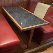 32 x Restaurant Table Tops With Galaxy Granite Effect Tops - Includes Wall Mounts and Legs