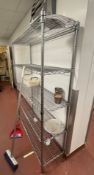 1 x Wire Shelving Rack For Commercial Kitchens