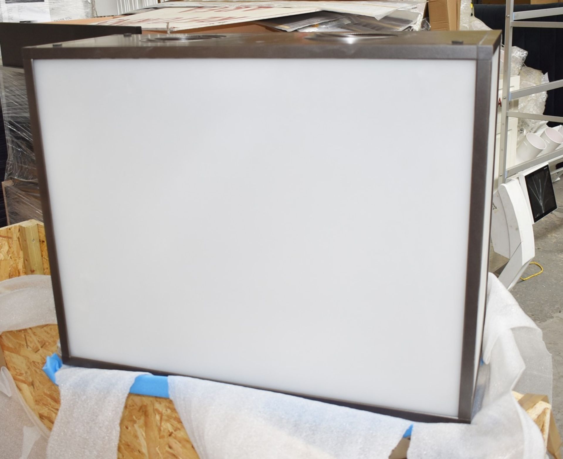 1 x Illuminated Ceiling Light From a Famous London Department Store - 5 Interconnecting Box Lights - Image 4 of 22