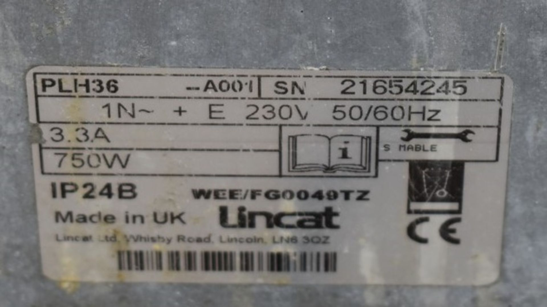 1 x Lincat PLH36 Light Duty Stainless Steel Hot Cupboard - RRP £630 - Image 2 of 9