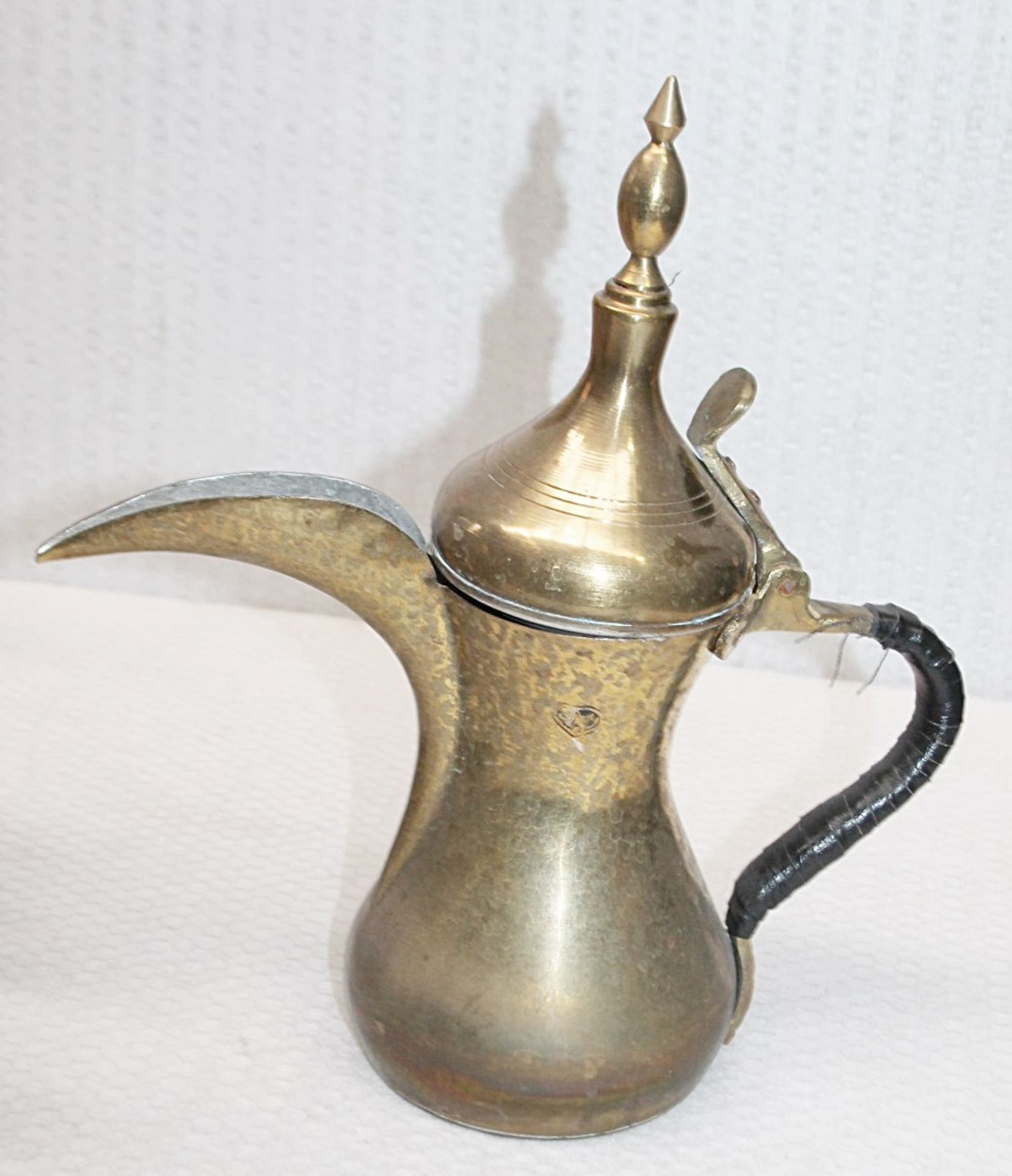 5 x Vintage Brass Arabic Dallah Coffee Pots - Recently Removed From A Well-known London Department - Image 4 of 4