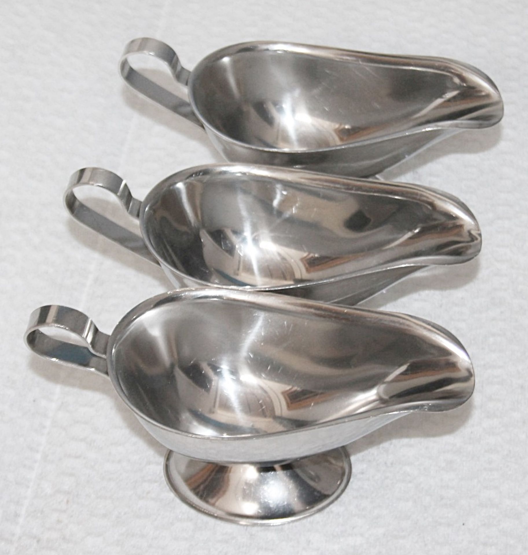 30 x Assorted Silver-Plated Sauce Boats - The Majority Strong and Woodhatch Branded - Recently - Image 7 of 8