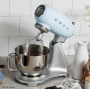 1 x SMEG 50'S Style Stand Mixer In Pale Blue (4.8L) Original Price £449.00 - Ex-Display - CL987 -