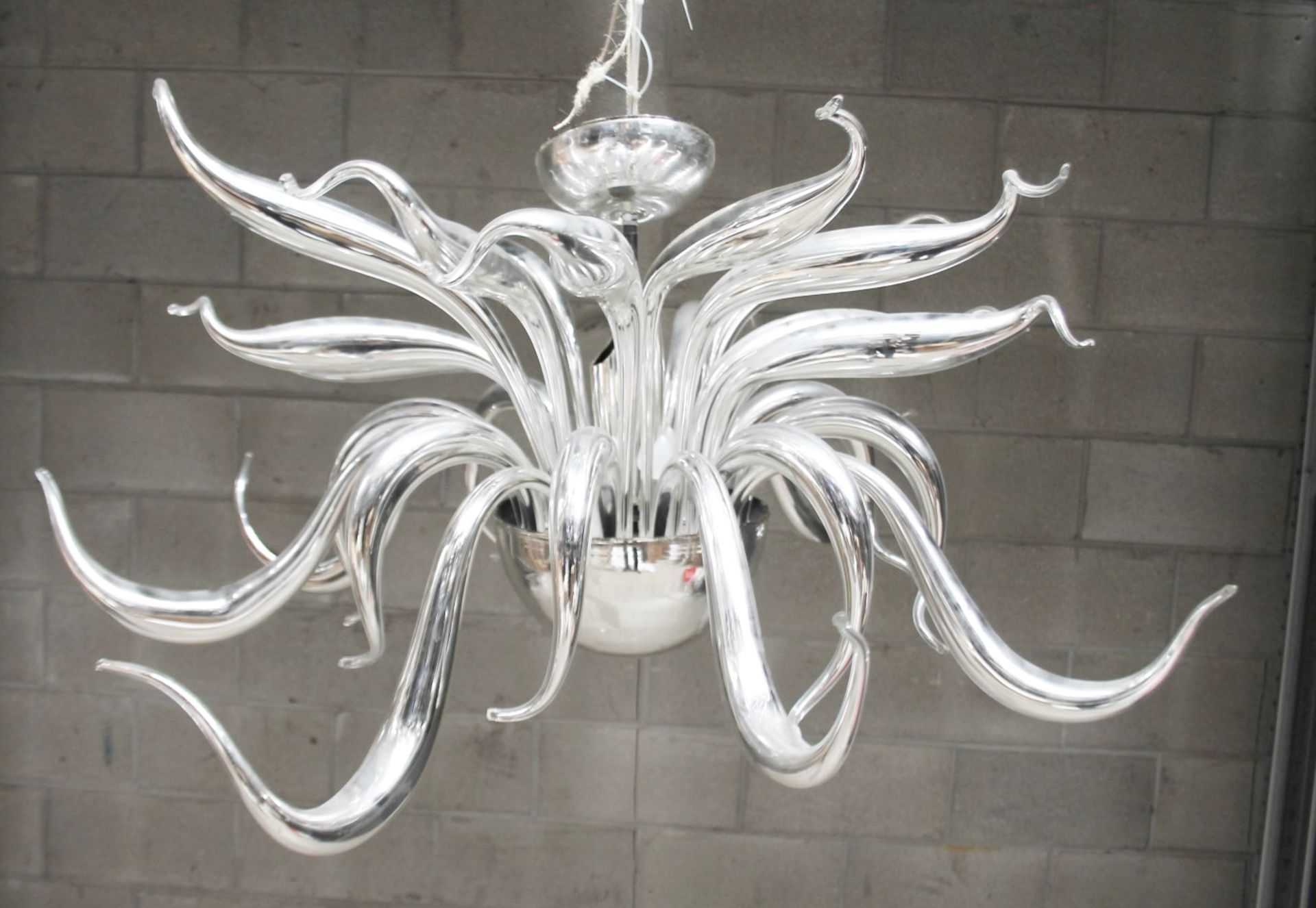 1 x MASSIMO Huge Designer Artisan Centrepiece Chandelier Light - Hand Made And Imported From Italy - Image 3 of 11