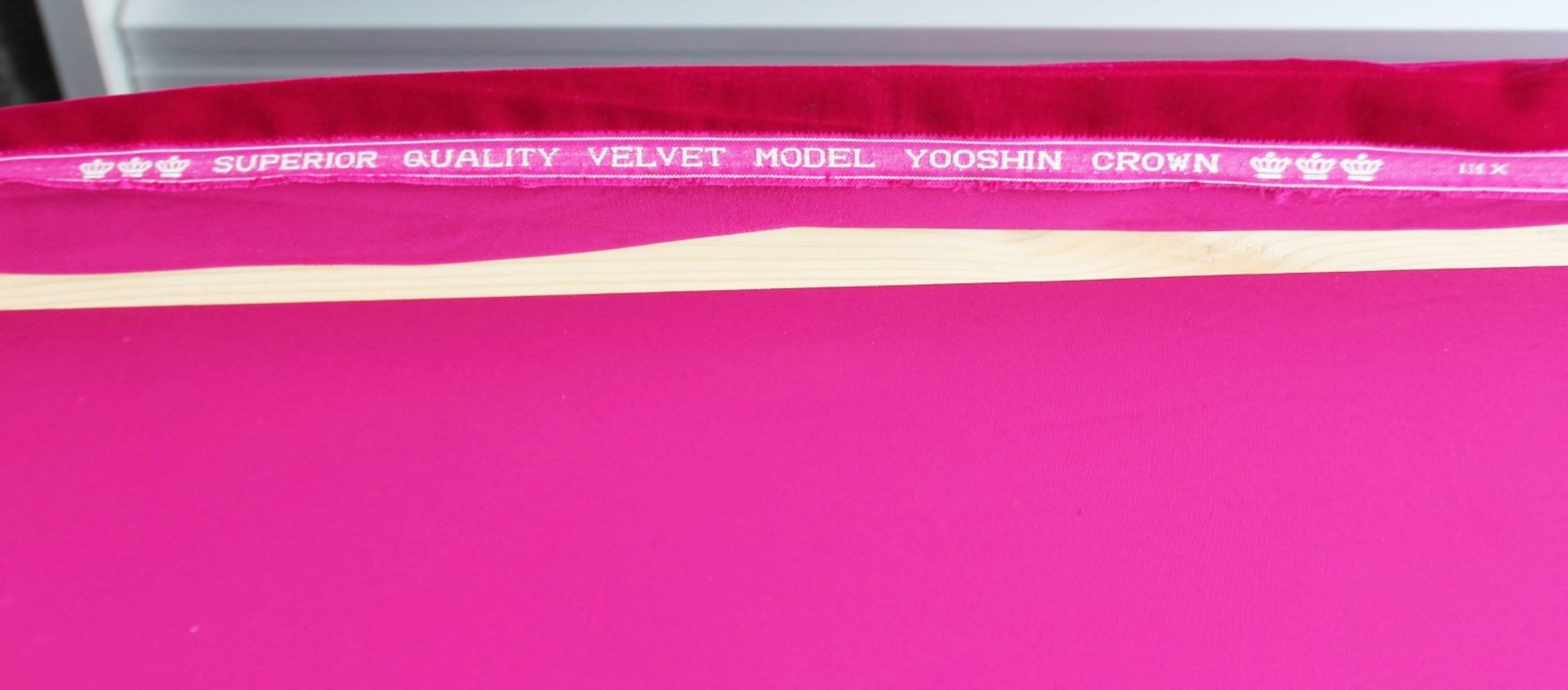 3 x Premium Velvet Upholstered Timber Framed Shop Display Panels - Dimensions (approx): H215 x W80cm - Image 2 of 4