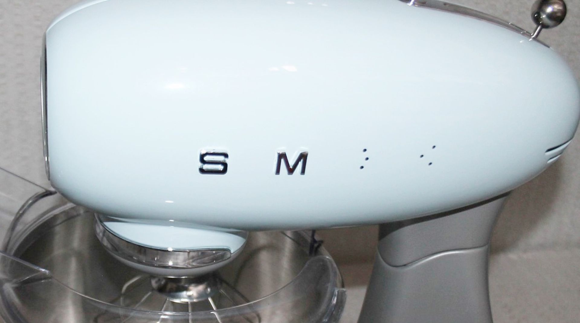 1 x SMEG 50'S Style Stand Mixer In Pale Blue (4.8L) Original Price £449.00 - Ex-Display - CL987 - - Image 12 of 14