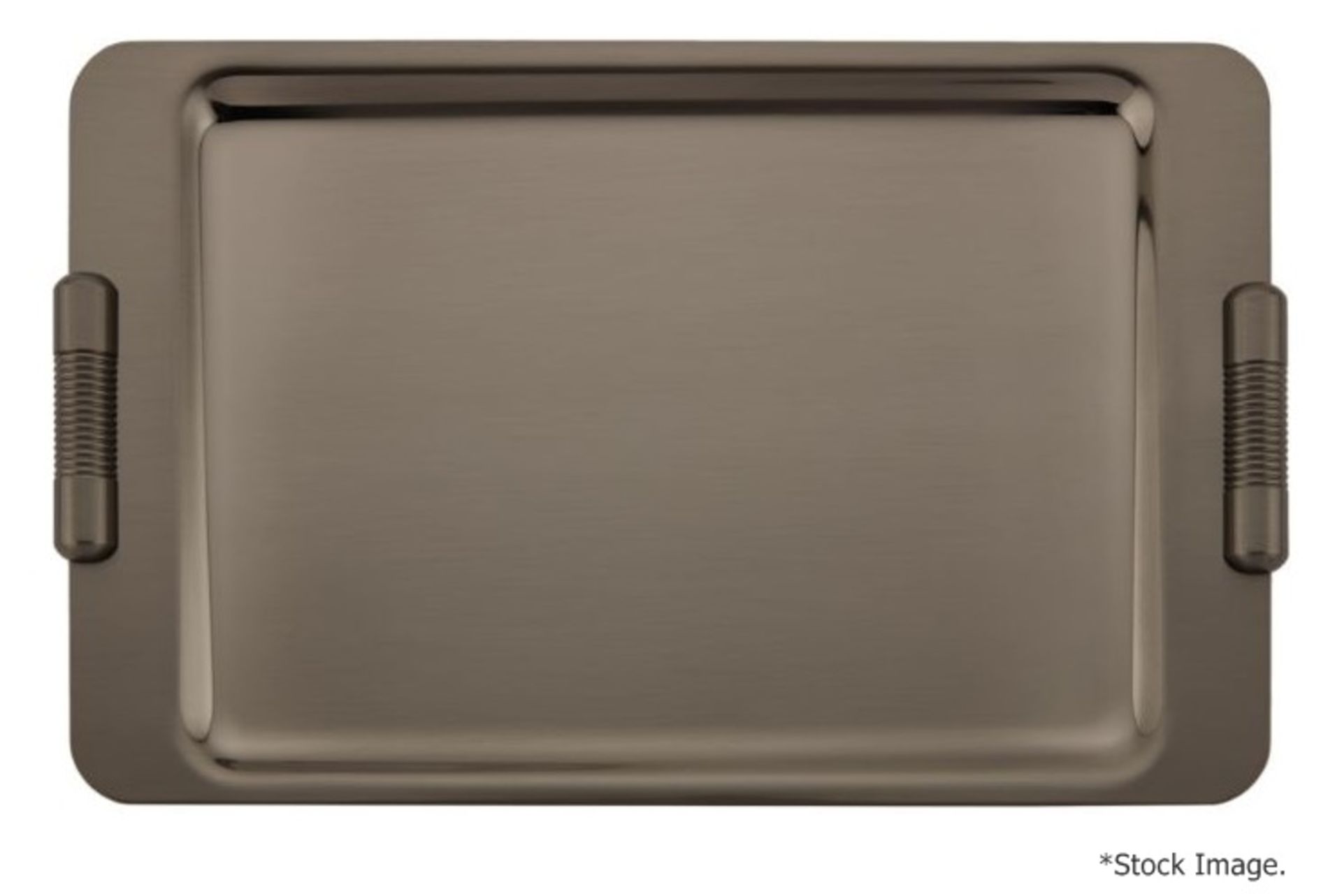 1 x ZODIAC Designer Tray With A Dark Nickel Finish - Original Price £439.00 - Ref: 5332914/HAS1171/