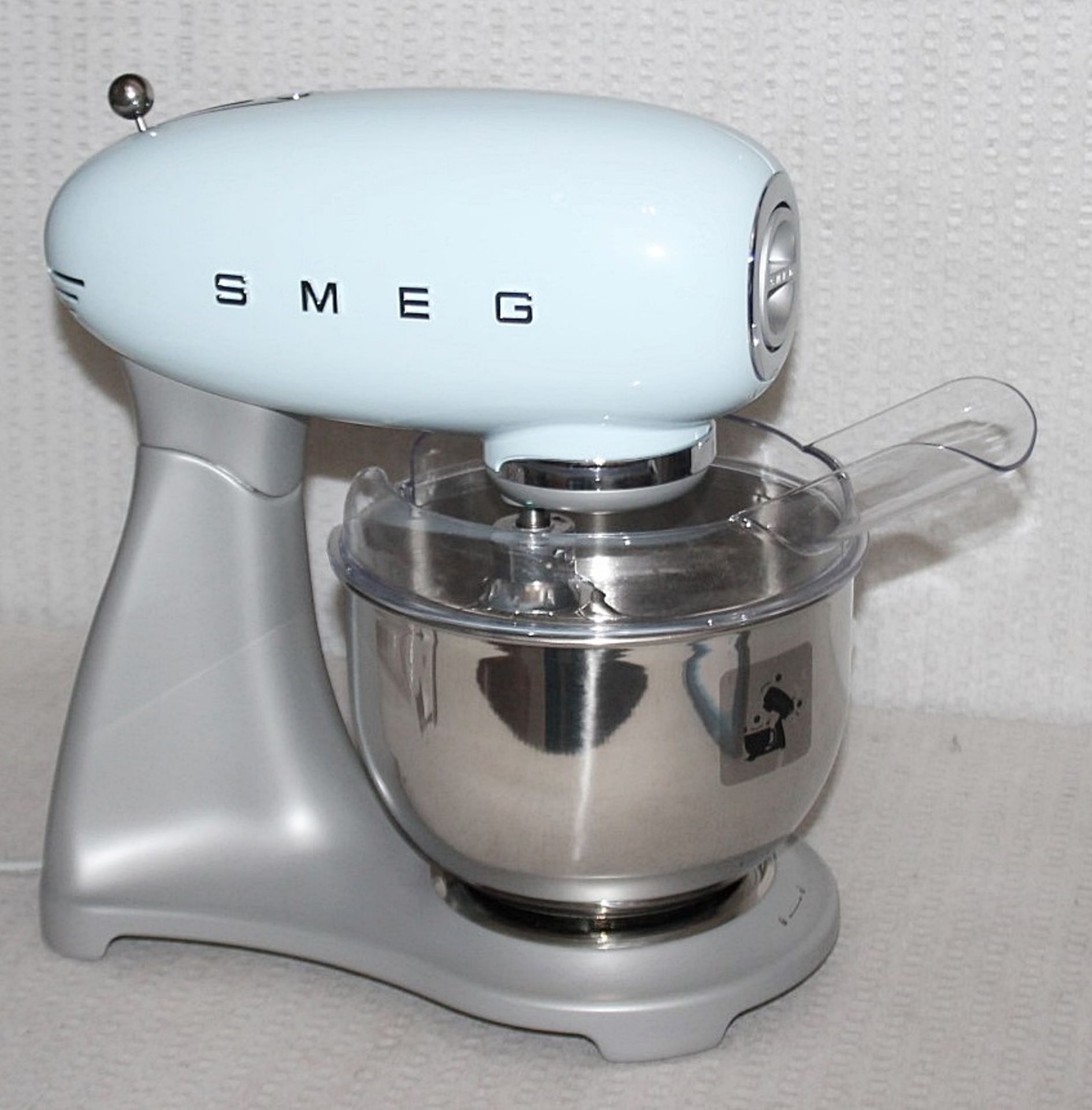1 x SMEG 50'S Style Stand Mixer In Pale Blue (4.8L) Original Price £449.00 - Ex-Display - CL987 - - Image 3 of 14