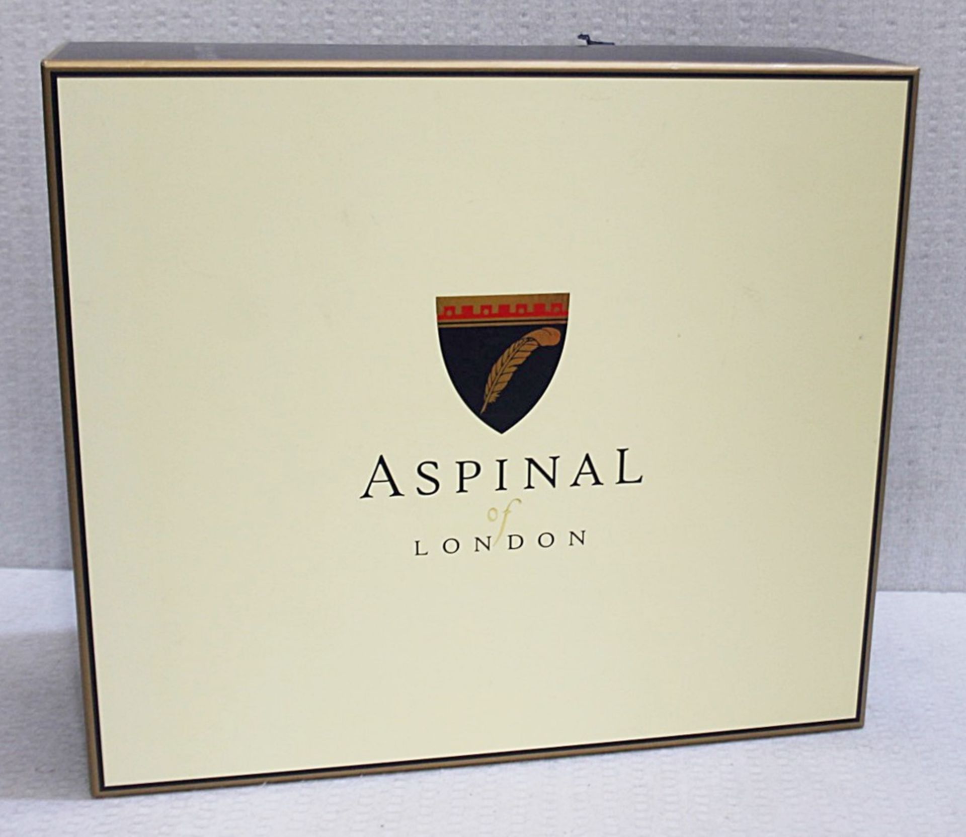 1 x ASPINAL OF LONDON Luxury Leather Reporter Messenger Bag - Original Price £450.00 - Boxed Stock - Image 5 of 5