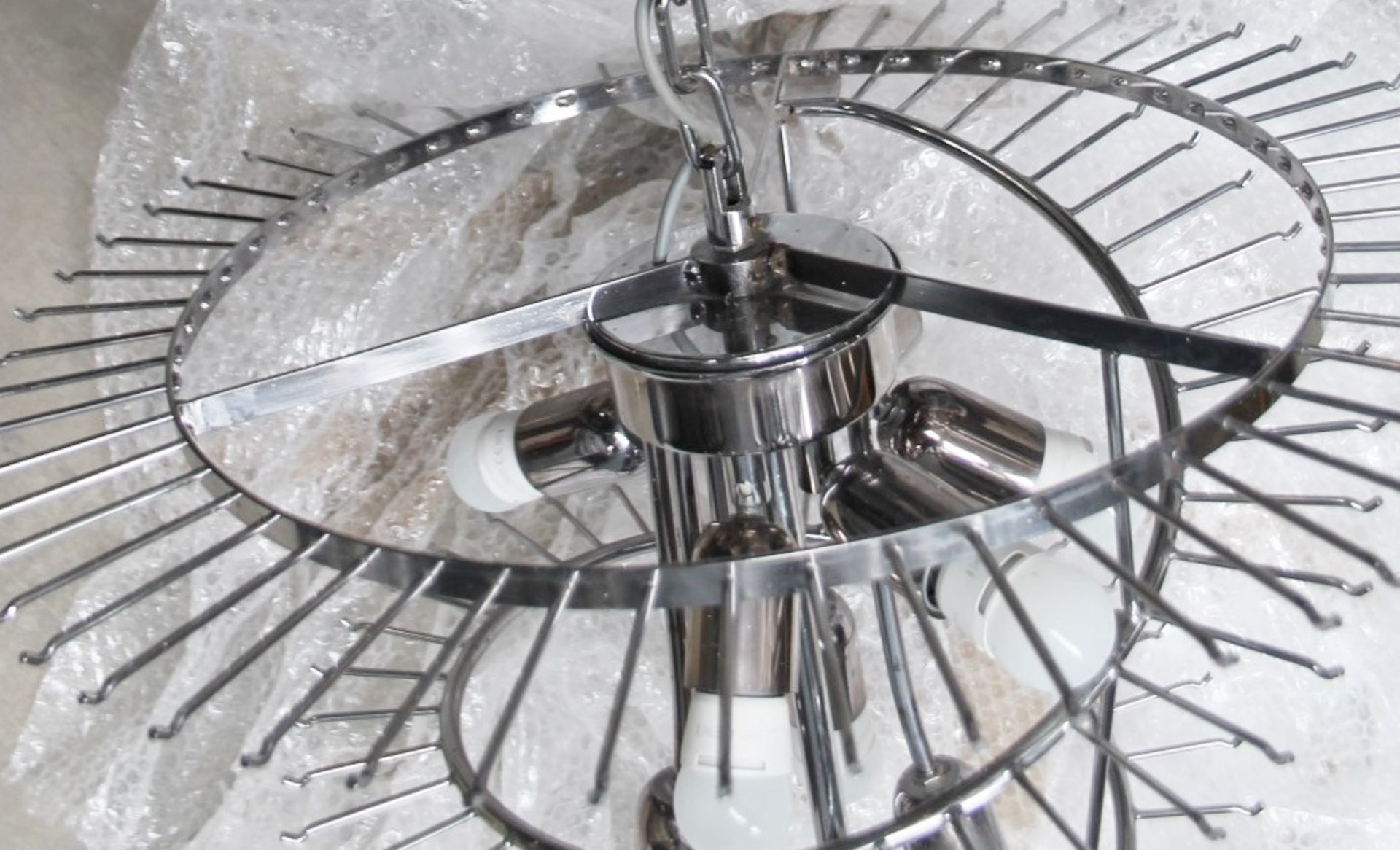 1 x NOVARESI 'Vortice' Luxury Italian 1.5-Metre Spiral 16-Light Chandelier Adorned With Exquisite - Image 4 of 7