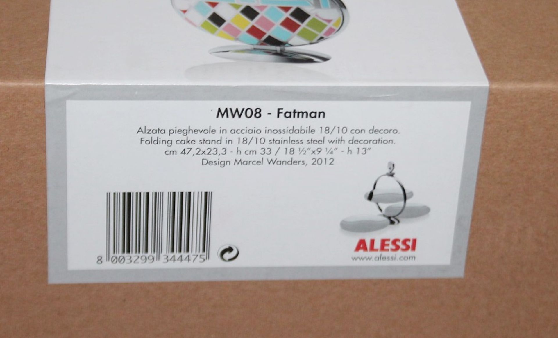 1 x ALESSI Fatman Folding Cake Stand - Original Price £260.00 - Ref: 3042990/HAS1224/WH2/C4 - - Image 7 of 12