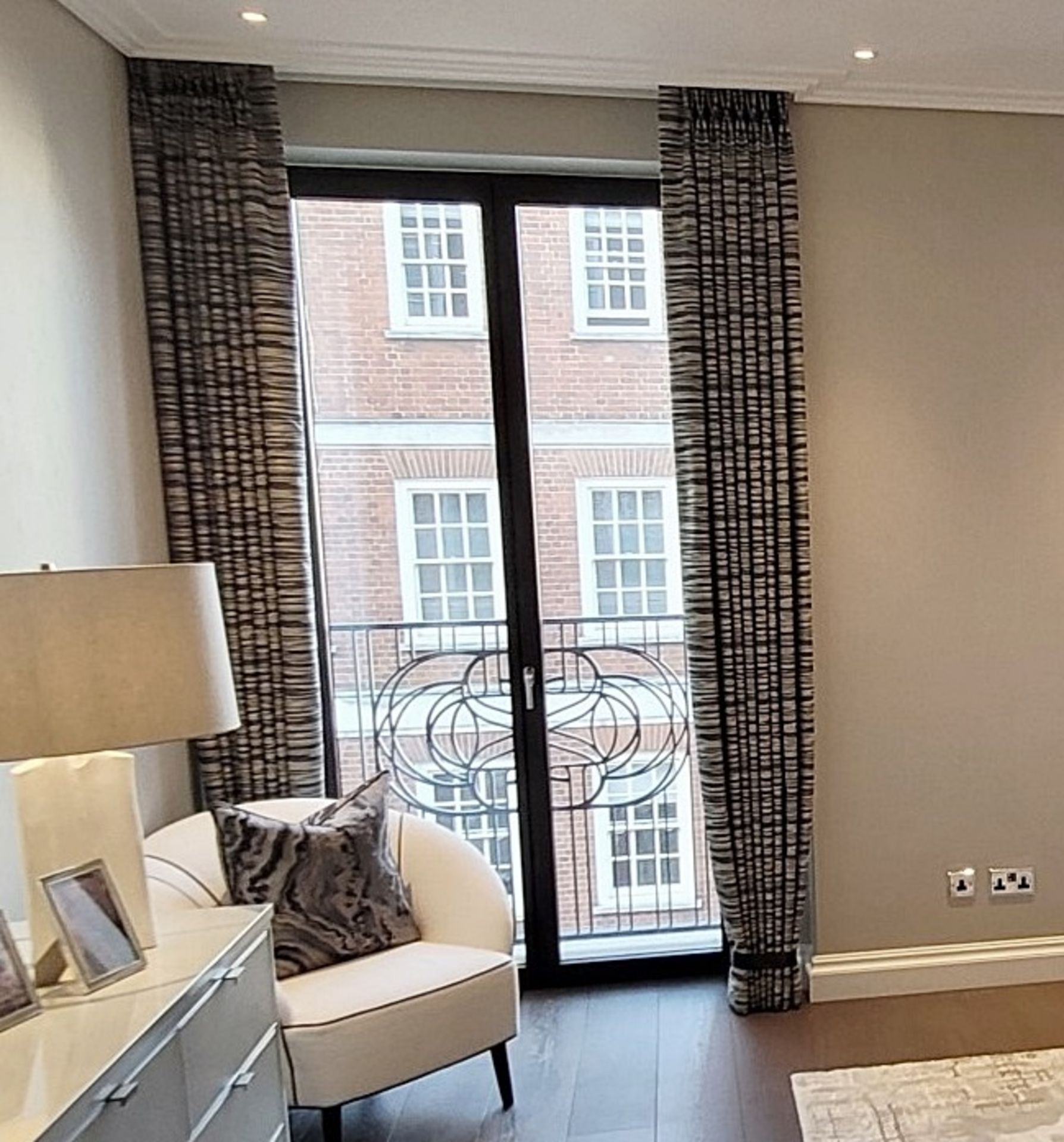 2 x Pairs Of Bespoke Premium Quality Lined Curtains - Ref: MSTR/BD - CL780 - NO VAT - Image 2 of 6