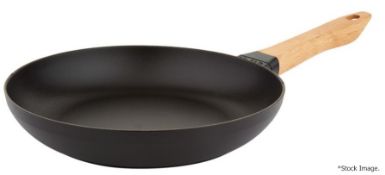 1 x STAUB Black Enamelled Cast Iron Frying Pan (24cm) - Original Price £134.00 - Ref: 5619392/