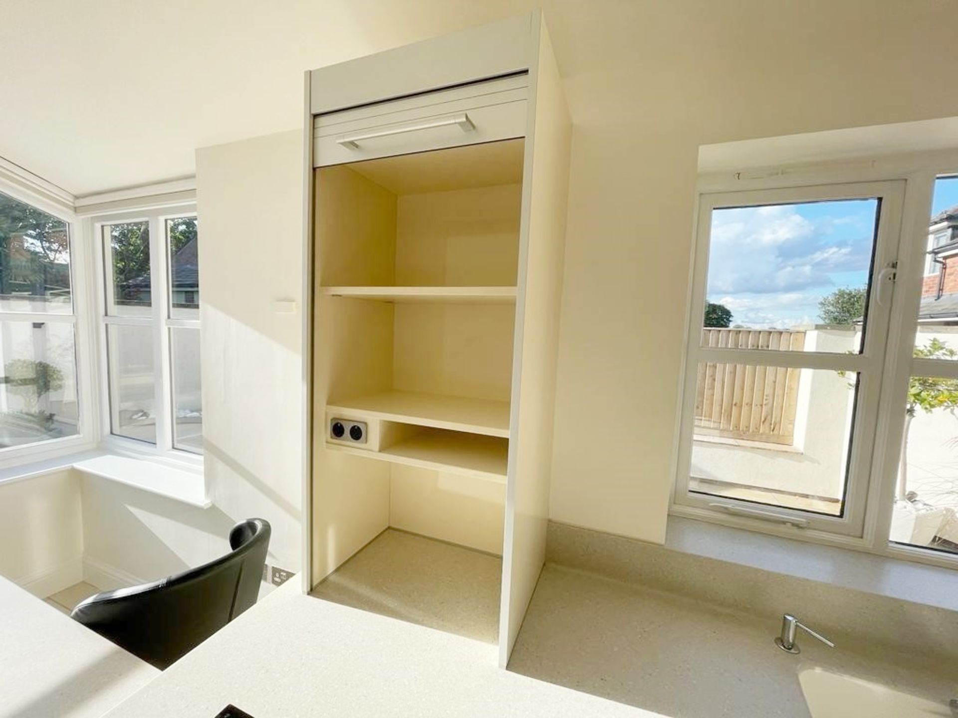 1 x Stunning POGGENPOHL Luxury German Kitchen In Cream - Corian Worktops - MIELE / NEFF / GAGGENAU - Image 10 of 73