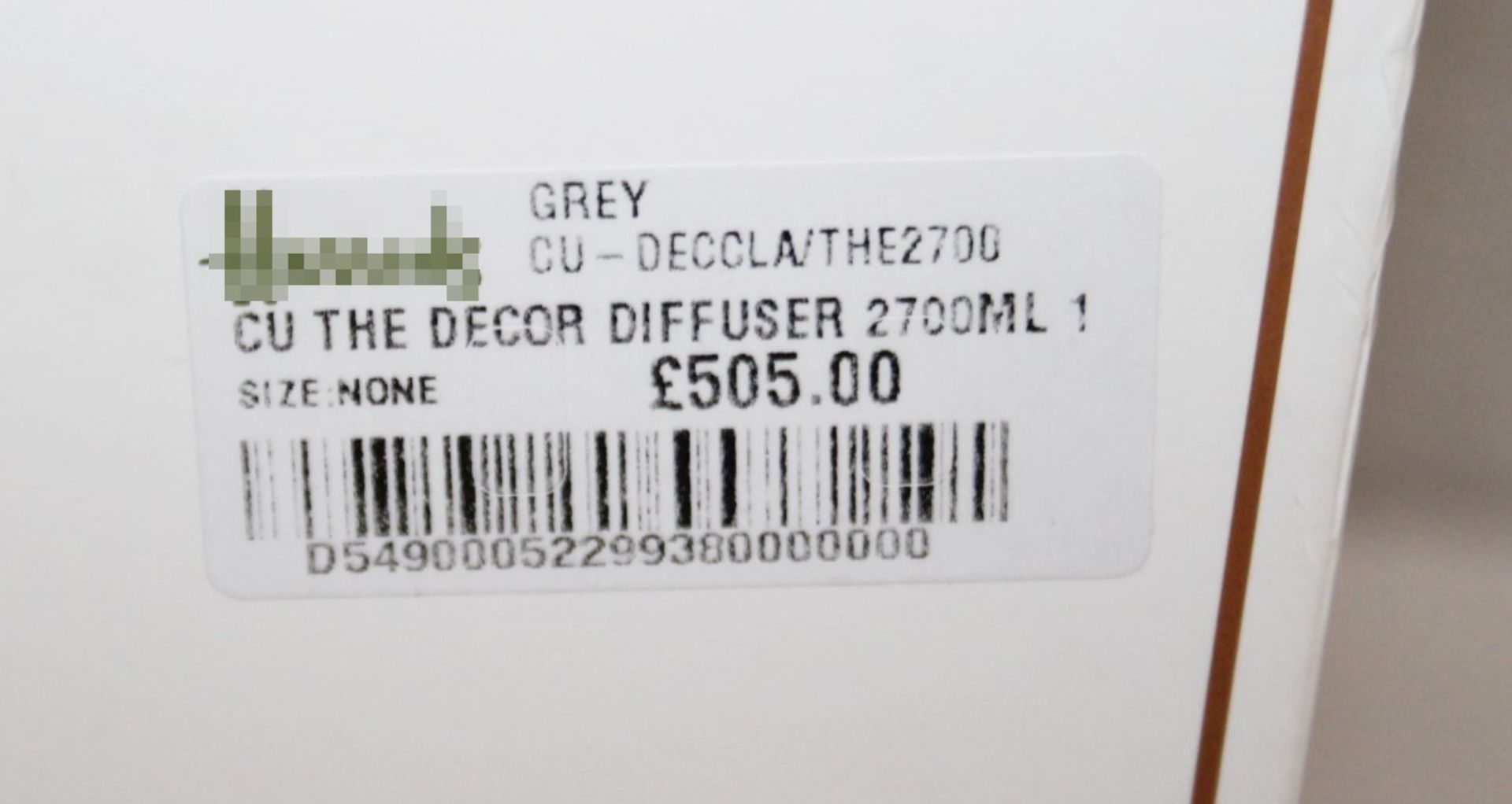 1 x CULTI 'Mareminerale Decor' Home Diffuser 2700ml - Original Price £505.00 - Unused Boxed - Image 3 of 5