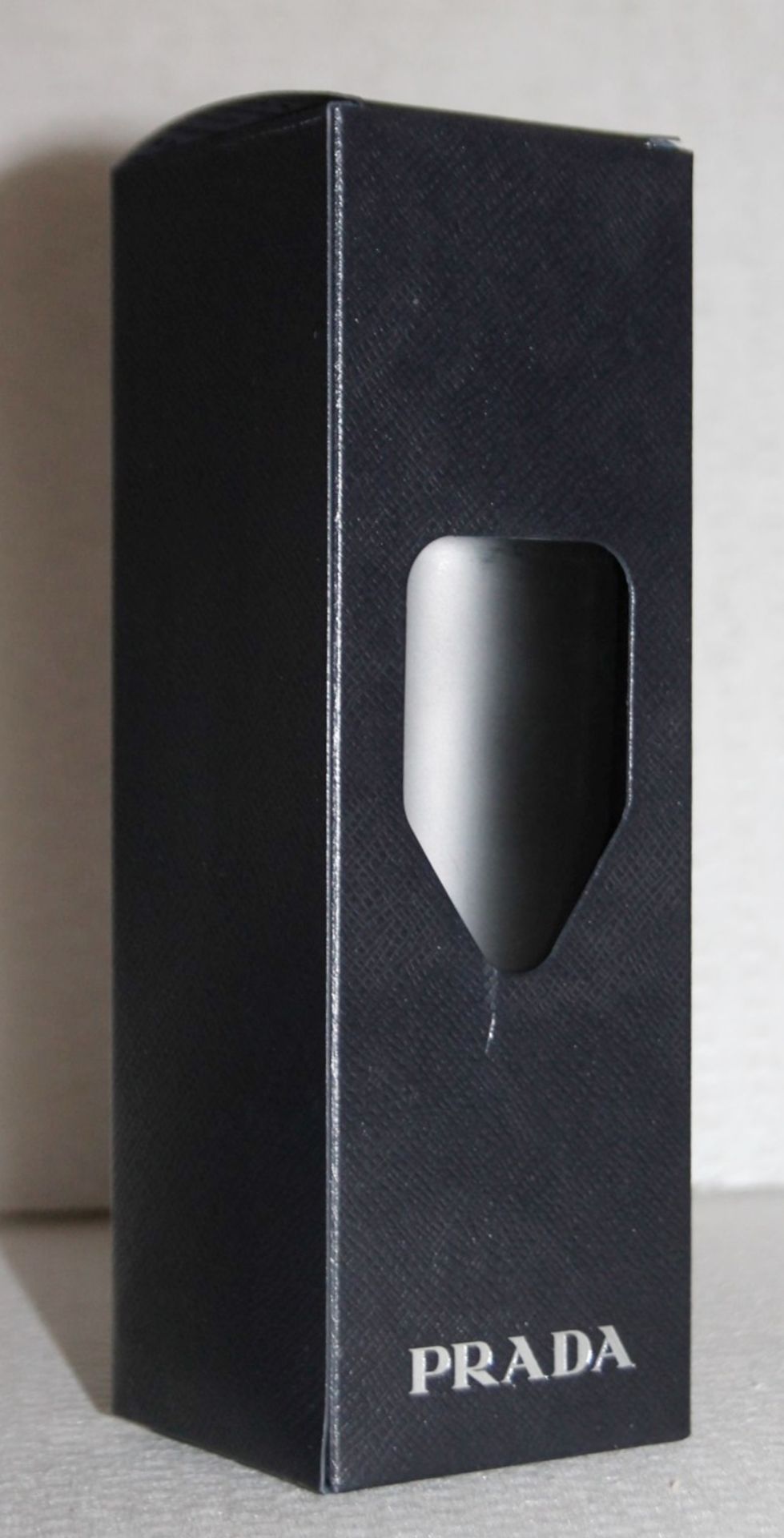1 x PRADA Stainless Steel Water Bottle In Black, 500 ml - Original Price £90.00 - Unused Boxed Stock - Image 2 of 6