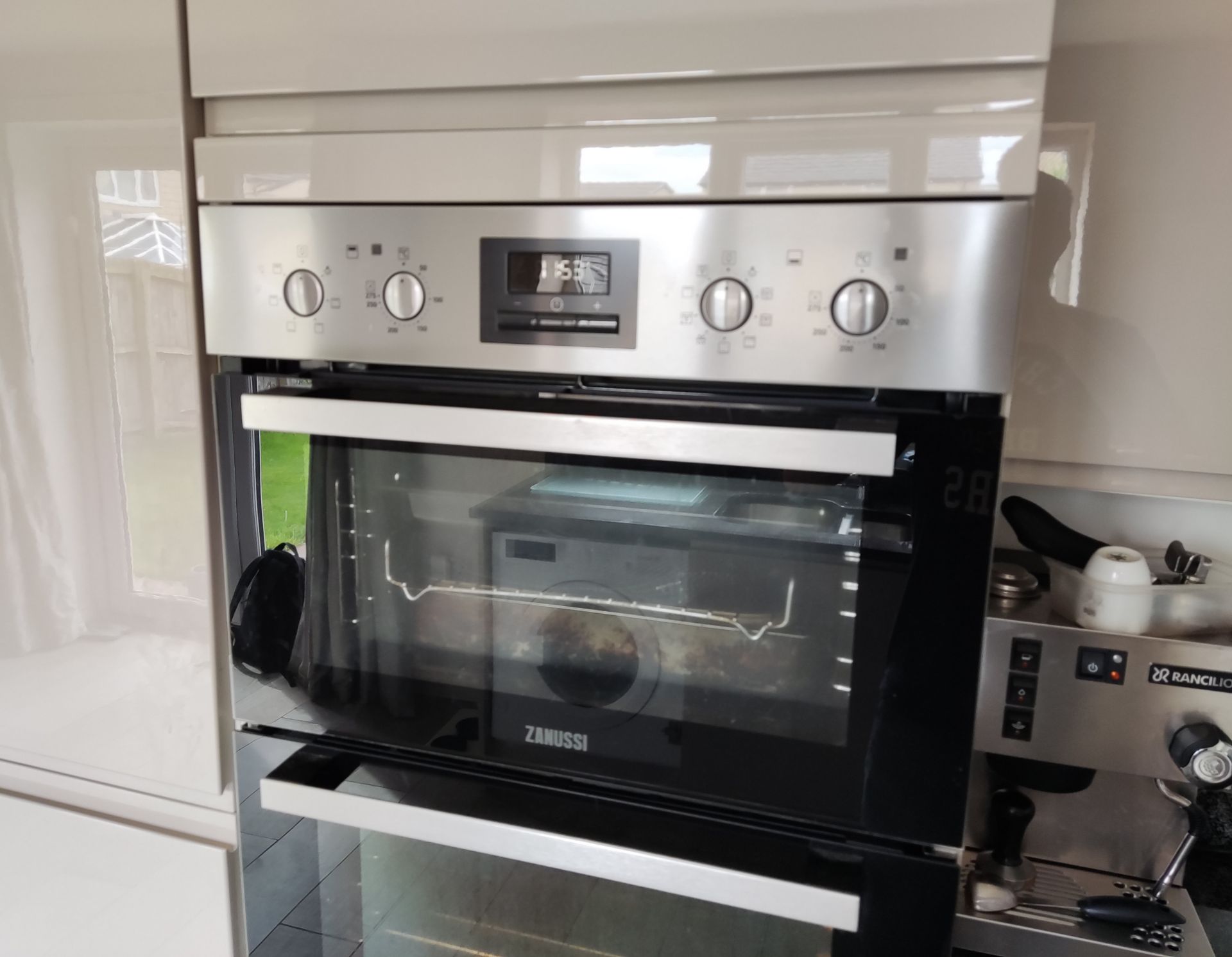 1 x Modern Handleless Kitchen Featuring Granite Worktops, A Double Oven, And Under-lighting - NO VAT - Image 8 of 56