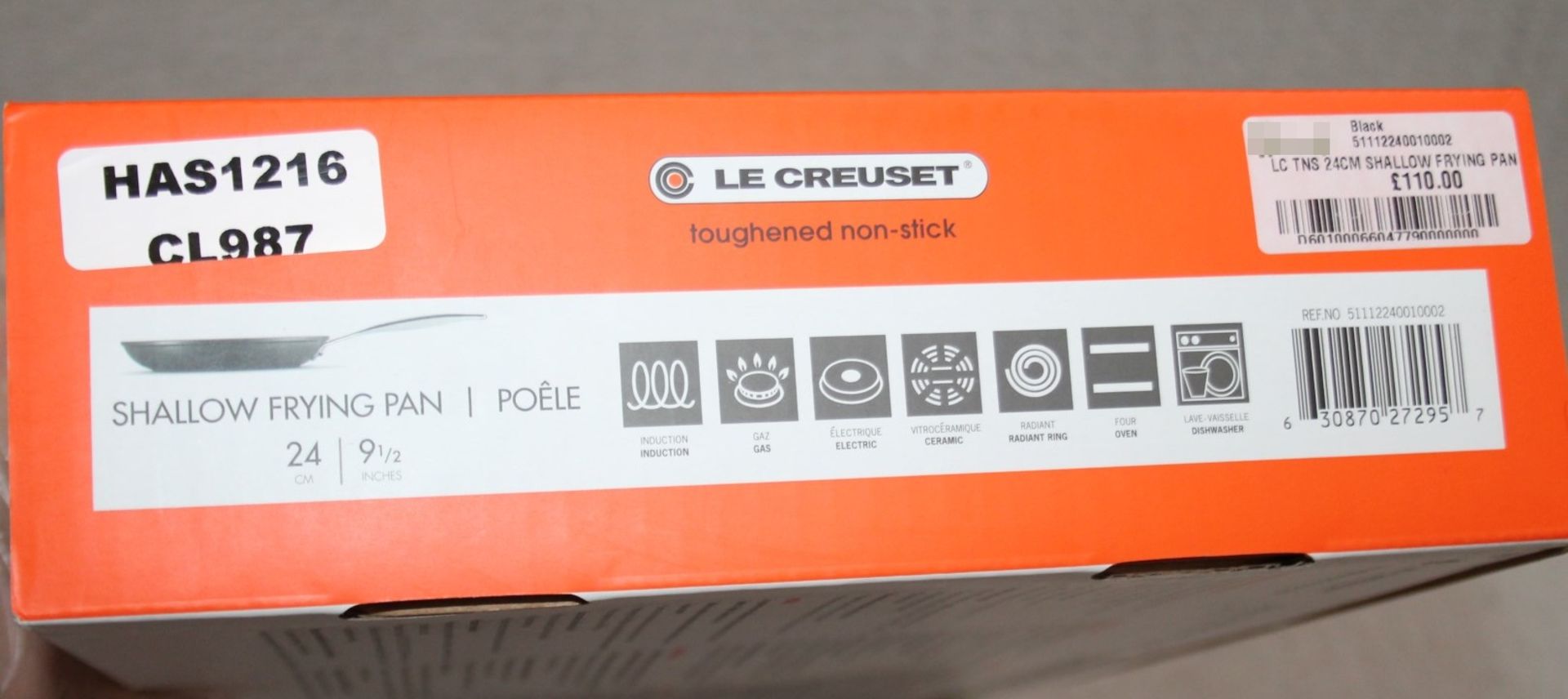 1 x LE CREUSET Toughend Non-Stick 24cm Shallow Frying Pan - Original RRP £110.00 - Image 4 of 4