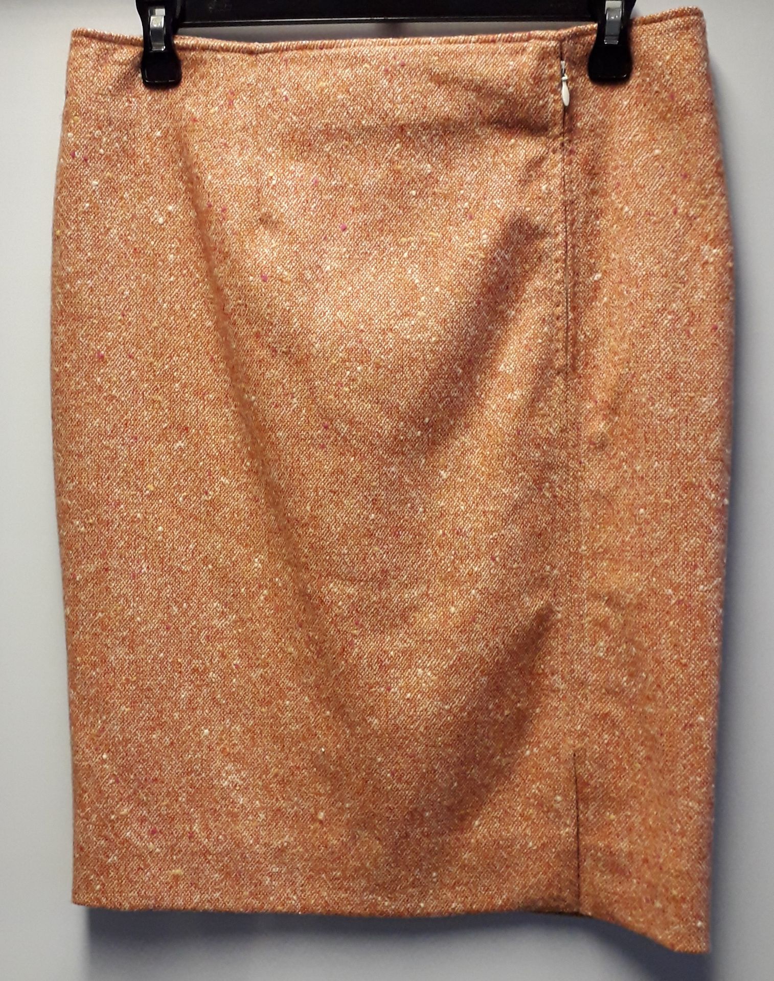 1 x Jc De Castlebajac Paris Tangerine Pencil Skirt - Size: 46 - Material: Lining 68% Acetate, 32%