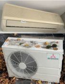 1 x Mitsubishi Split Type Air Conditioning Unit - Includes Indoor Unit and Outdoor Unit