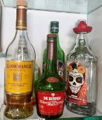 6 x Bottles of Various Spirits Including Sierra Tequila, Glenmorange Whisky, Kuyper Cherry Brandy