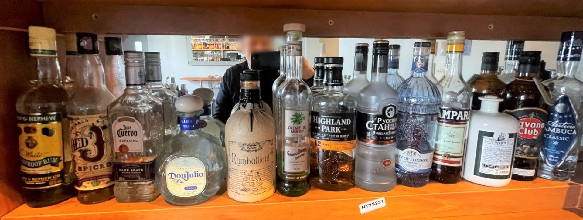 13 x Bottles of Various Spirits Including Sambuca, Vodka, Whisky, Gin, Rum and More - Part Used Open