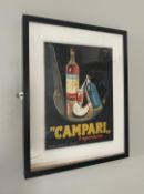 4 x Wall Pictures Depicting Vintage Drinking Advertisements - Size: 53 x 43 cms - Ref: HTYS268 -