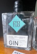 1 x Bottle of Faiths and Sons Organic Gin - New / Sealed - Ref: HTYS213 - CL782 - Location:
