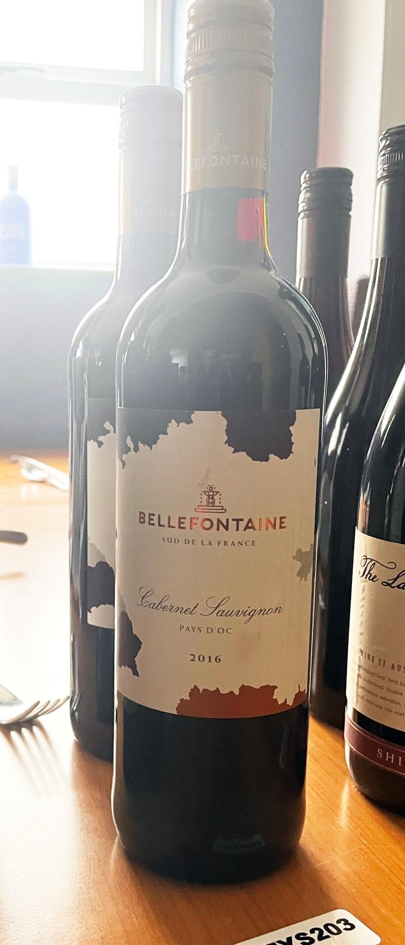 2 x Bottles Bellefontaine Cabernet Sauvignon - Ref: HTYS203 - CL782 - Location: Leicester, - Image 2 of 2