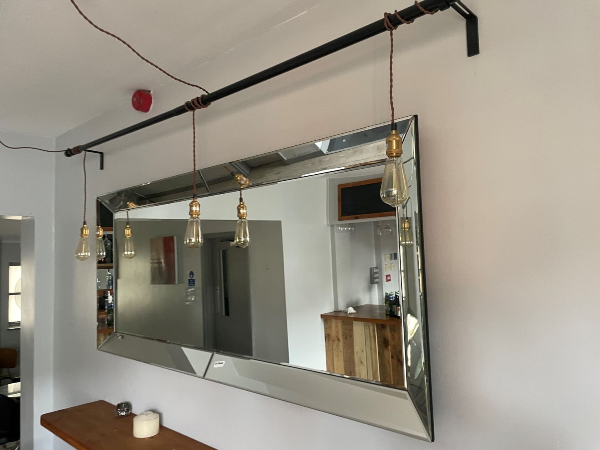 1 x Large Wall Mirror With Mirrored Surround - Size: 180 x 75 cms - Ref: HTYS243 - CL782 - Location: - Image 5 of 5