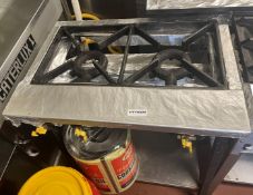 1 x Commercial Twin Gas Hob Burner - Ref: JMR200 - CL782 - Location: Leicester, LE2Collection