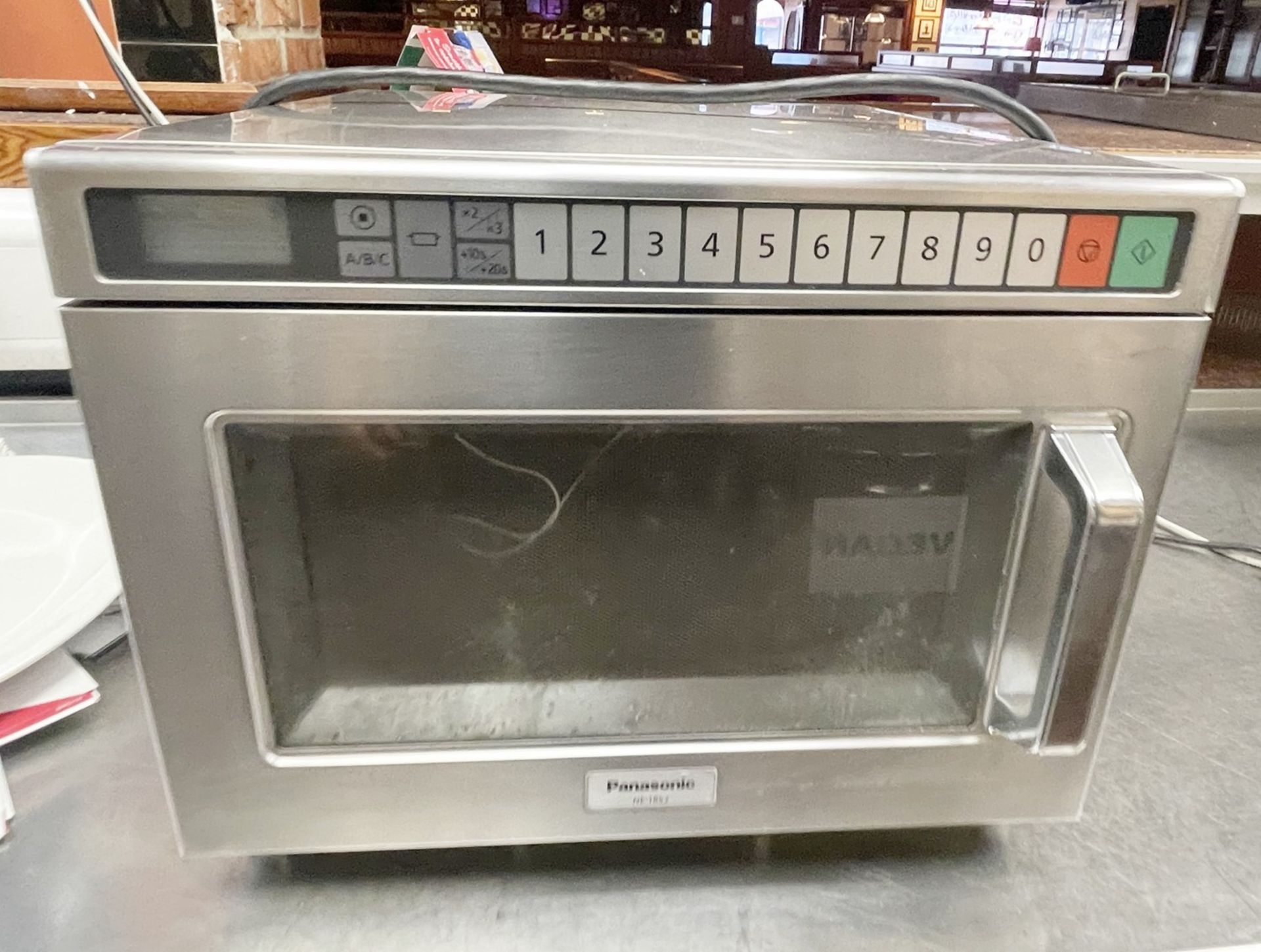 1 x Panasonic Commercial Microwave Oven With Stainless Steel Exterior - Image 2 of 4