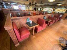 1 x Selection of Single Seating Benches & Dining Tables to Seat Upto 14 Persons - Retro 1950's Style