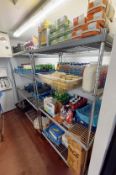 3 x Cold Room Wire Shelving Racks For Commercial Kitchens