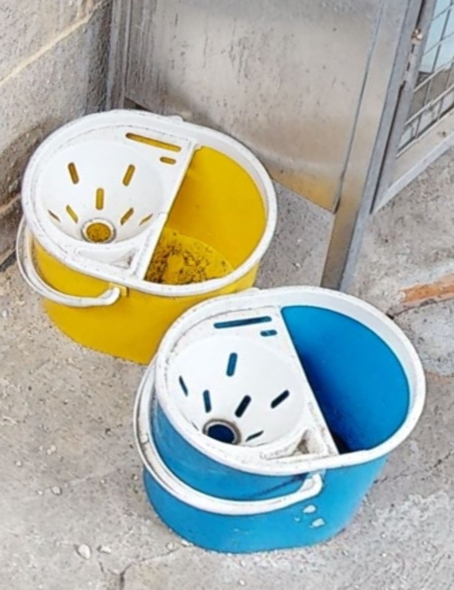 1 x Assorted Collection of Cleaning Products - Mop Buckets, Wet Floor Signs, Wet Brush, Mop Handles - Image 2 of 9
