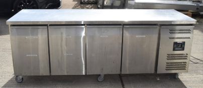 1 x Blizzard Four Door Commercial Prep Counter Fridge - Model: HBC4NU MK11 - RRP £2,000