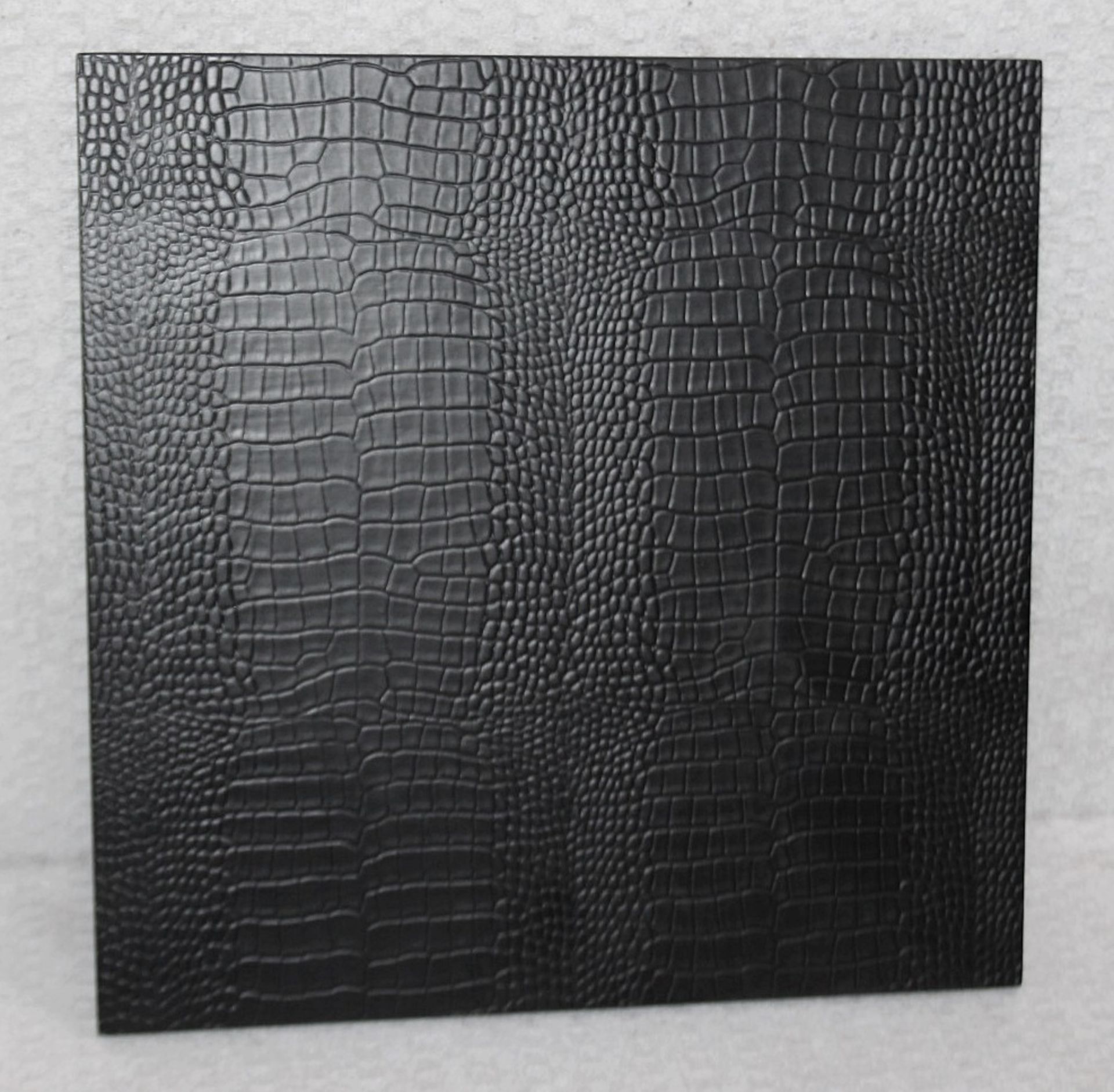 Set 6 x POSH TRADING 'Python' Designer Placemats In Black With Clear Acrylic Placebox - Unused Boxed - Bild 3 aus 11