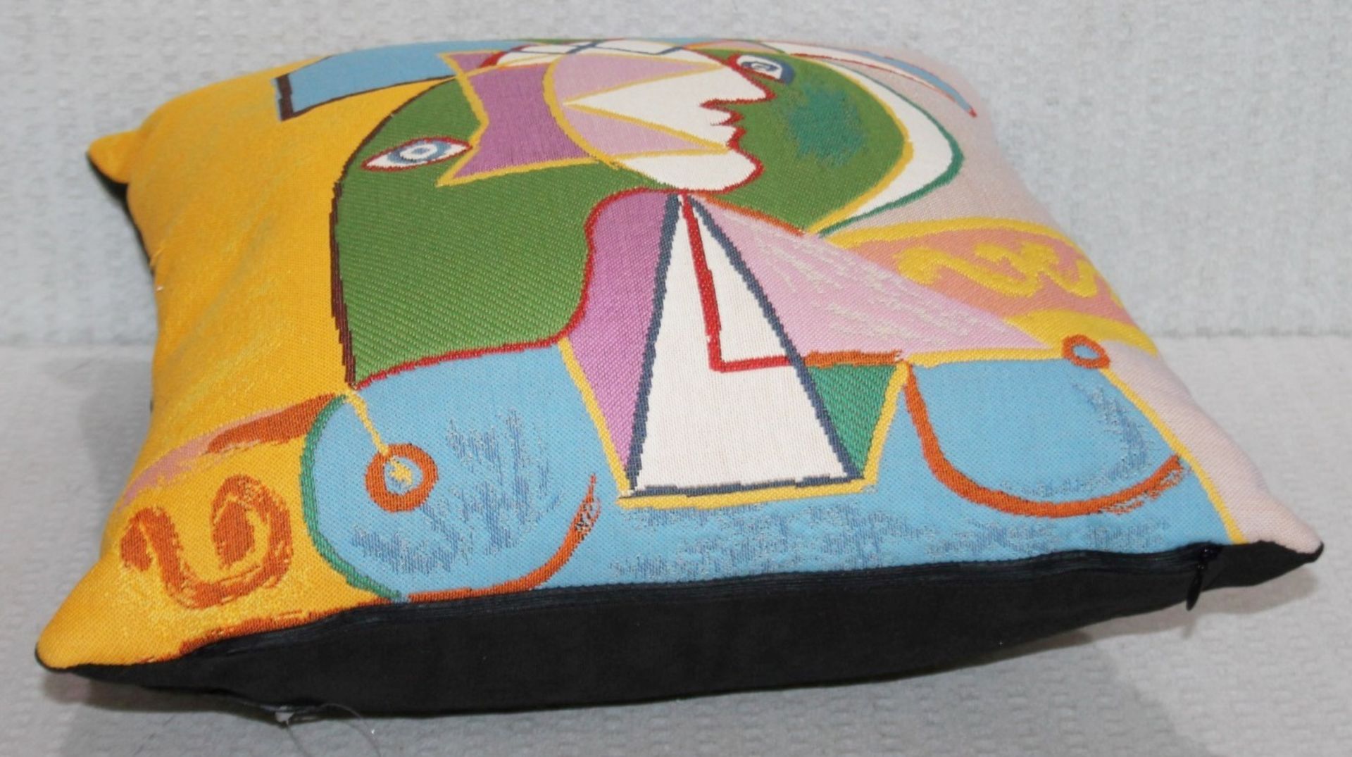 1 x JULES PANSU Picasso’s 'Femme Au Chapeau' Designer Cushion (45cm x 45cm) - Image 2 of 8
