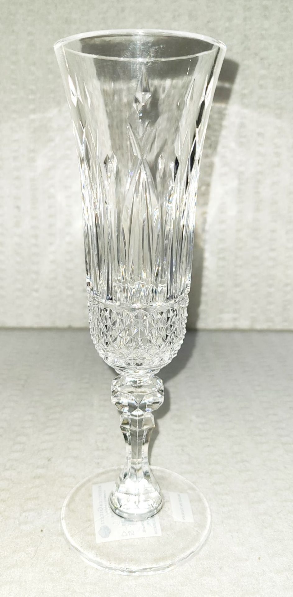 Set Of 6 MARIO LUCA GIUSTI 'Nuova Italia Synthetic Crystal' Flutes (150ml) - Original Price £150.00 - Image 2 of 6