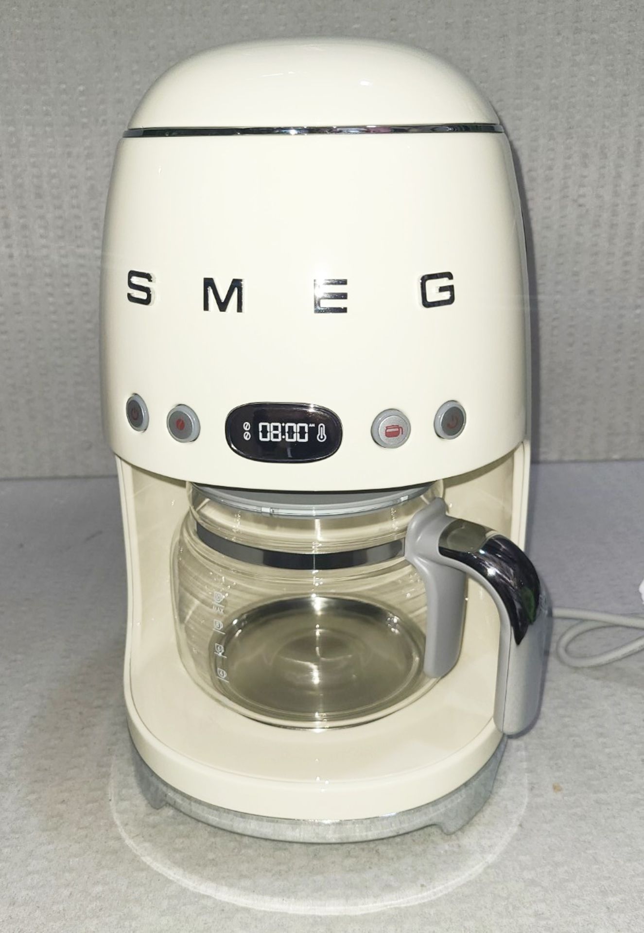 1 x SMEG 'Retro' Drip Filter Coffee Machine in Cream - Original Price £199.00 - Bild 7 aus 9