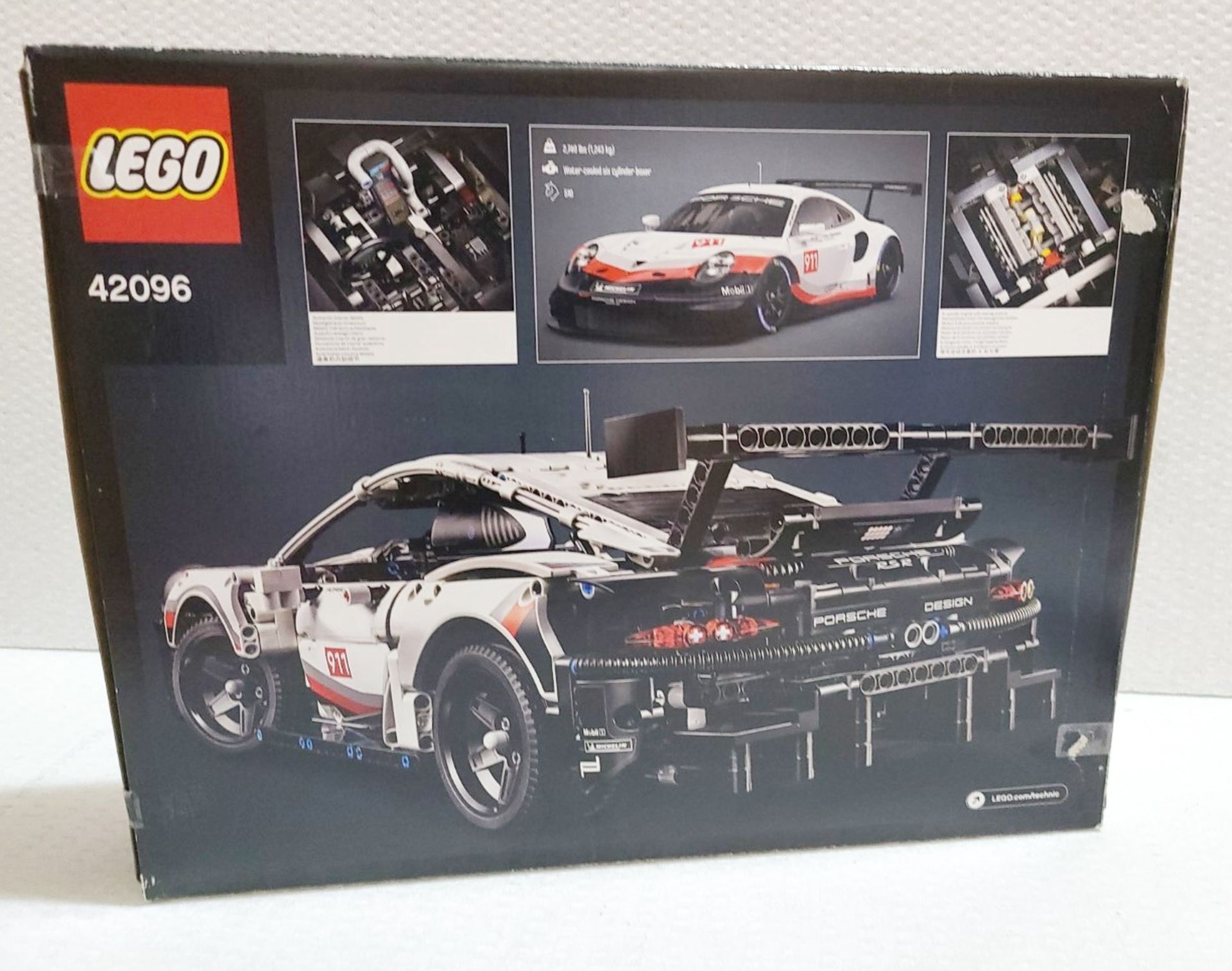 1 x LEGO Technic Porsche 911 RSR Sports Car Set - Original Price £169.99 - Image 4 of 6