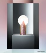 1 x SLAMP 'Moon' Designer Table Lamp In Pale Pink - Original Price £180.00 - Made in Italy - Ref: