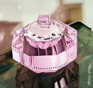 1 x REFLECTIONS COPENHAGEN 'Clara Jardin d'Agrumes' Luxury Scented Pink Crystal Candle - RRP £279.20