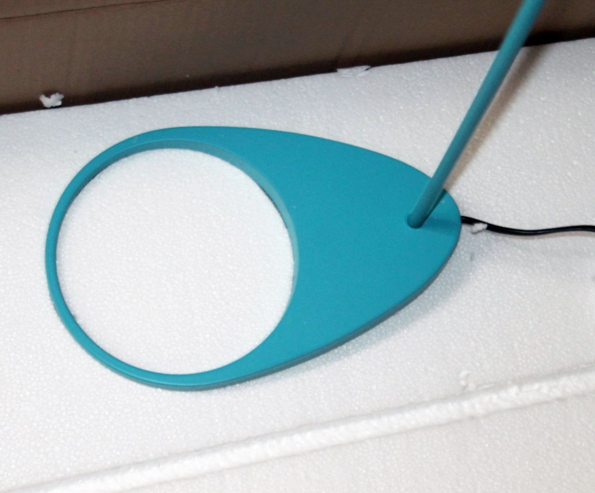 1 x Arn Jacobson Inspired Retro 60s-style Lamp In Bright Blue - New Boxed Stock - Bild 6 aus 7