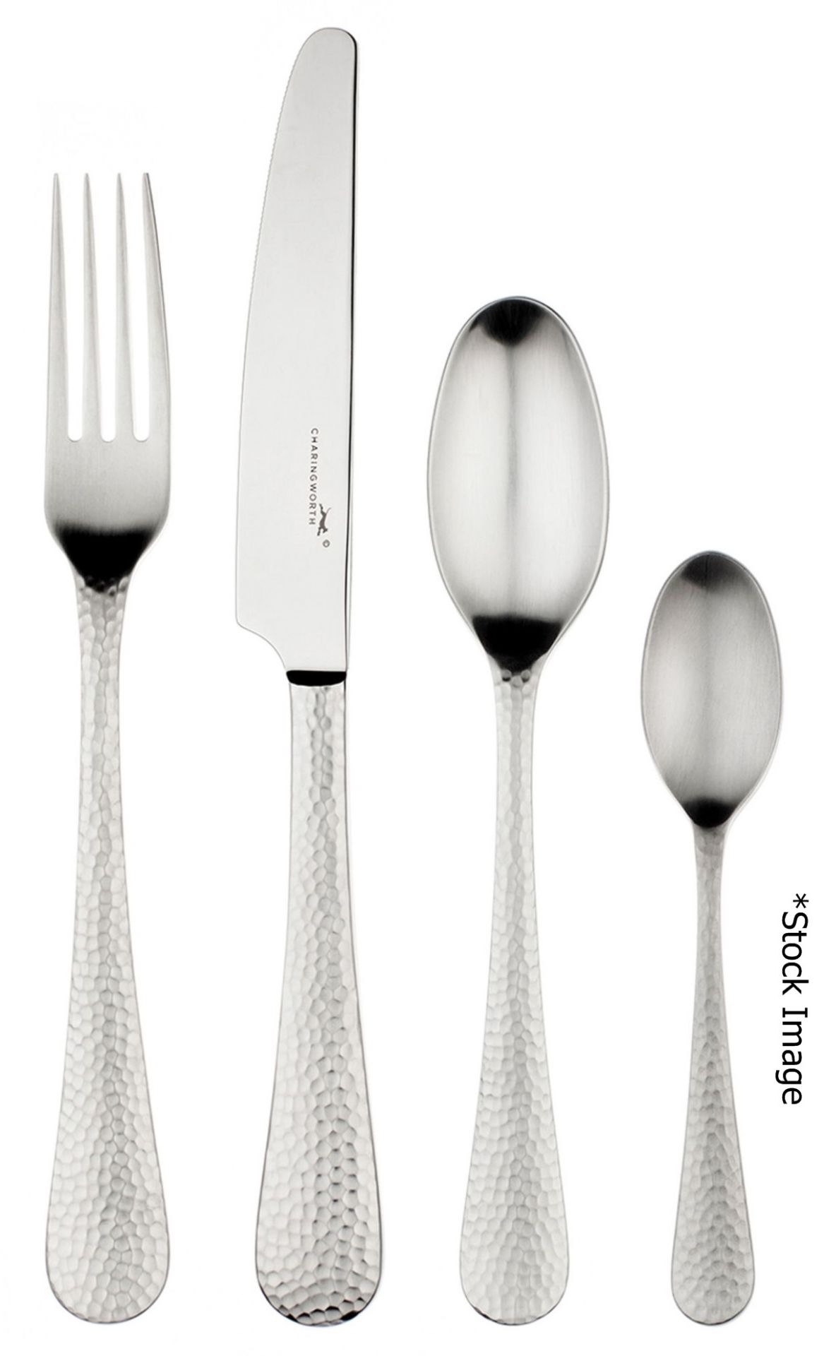 CHARINGWORTH 'Planish' Luxury Stainless Steel 42-Piece Cutlery Set - Original Price £350.00 - Bild 9 aus 11