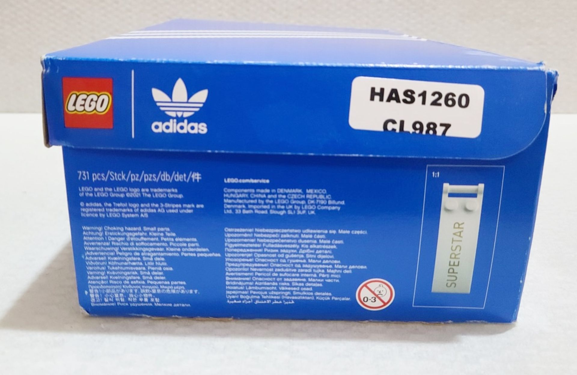 1 x LEGO Adidas Originals Superstar - Original Price £74.95 - Image 6 of 6