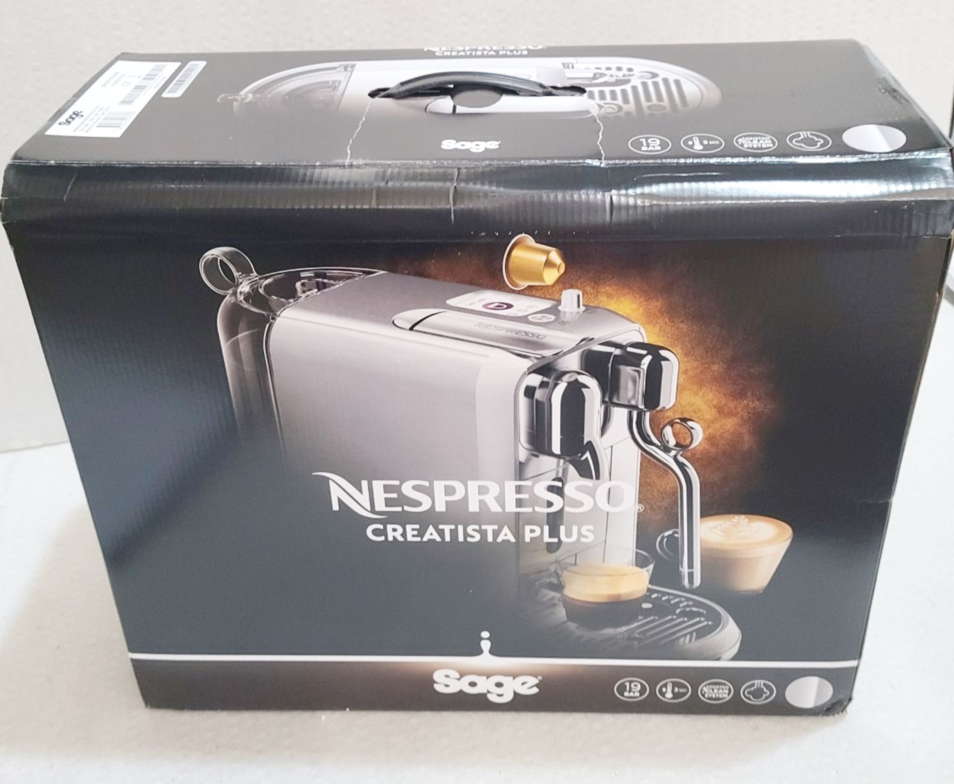 1 x SAGE Nespresso 'Creatista Plus' Café-Style Coffee Machine - Original Price £479.00 - Image 6 of 11