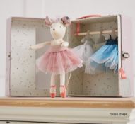 1 x MOULIN ROUTY 'Pretty In Pink' Ballerina Suitcase - Original Price £59.99