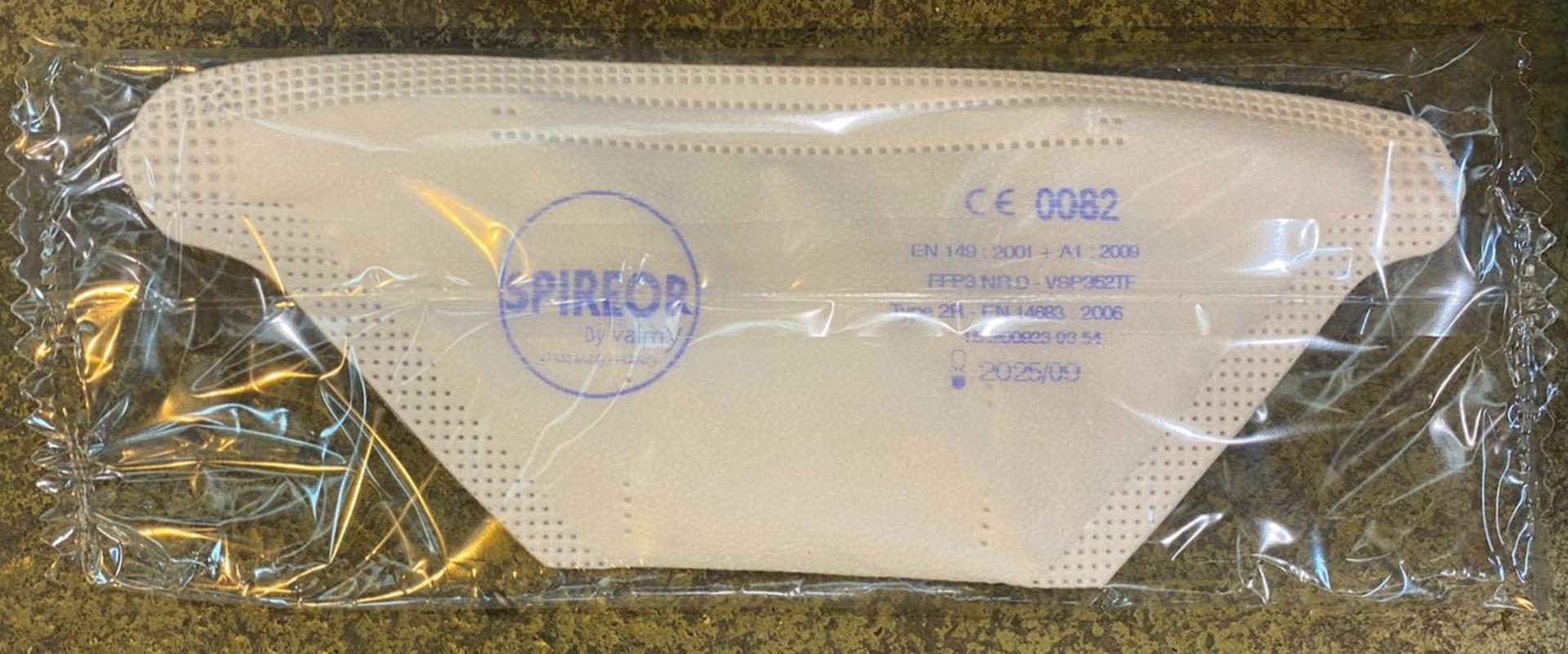 1,000 x Valmy Spireor Resparitory FFP3 Face Masks - NHS Approved - Stock Code VSP352TF-07C - New - Image 6 of 7